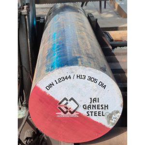 H13 Steel Round Bar 305 Dia, DIN 1.2344 Steel best price in India